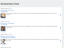 Tablet Screenshot of exclusivelyfood.com.au
